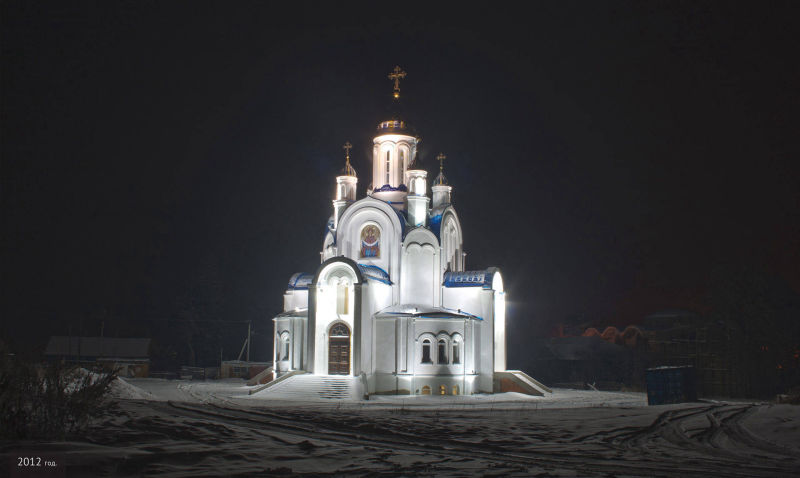Храм Покрова Пресвятой Богородицы (Пивовариха)Архитектурная подсветка 